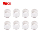 8/16pcs Silicone Table Chair Leg Caps With Felt Anti-Slip Pad Furniture Feet Cover Wooden Floor Scratch Resistant Protectors Mat