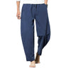 Harem Pants New Men's Cotton Linen Loose Pants Male Casual Solid Color Pants Trousers Chinese Style Sweatpants