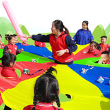 Kids Whack A Mole Game Rainbow Umbrella  Kindergarten Outdoor Fun And Sports Paracaidas Toy Buiten Speelgoed Voor Kinderen