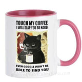 Funny Cat Mugs Coworker Gifts Coffee Spelled Backwards Is Eeffoc Coffeeware Mugen Home Decal Tableware Drinkware Tea Cup Teaware