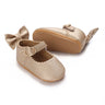 Cute White Lace Baby Girl Princess shoes  Baby Moccasins Moccs Shoes Bow Fringe Rubber Soled Non-slip Footwear Crib Shoes