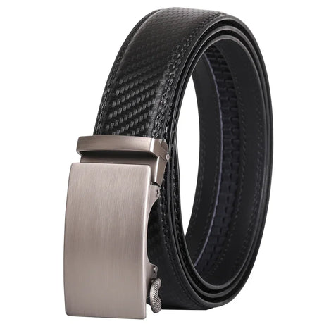 Plyesxale Brown Leather Belt Men 2024 Automatic Buckle Mens Belt For Jeans Vintage Style Mens Belts Luxury Ceinture Homme B9