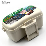 MNFT 1Pcs Plastic Fishing Box Fishing Live Baits Case Bait Lure Tackle Storage Container