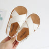 Toddlers Boys Girls Sandals 2023 Summer Children Beach Shoes Kids Fashion Sandals Cross-tied Anti-sliperry Soft Simple New Hot