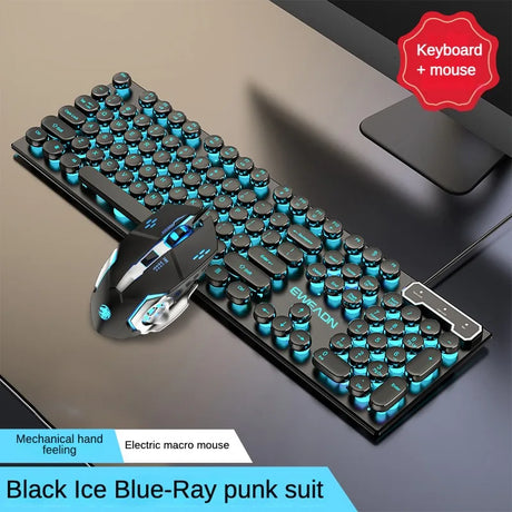 Cool Backlit Floating Button Design 104 Keys Waterproof And Dustproof Ergonomic Gamer Mouse And Keyboard And Headset Kit