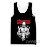 New Fashion Women/Men's 3D Print kreator  Tank Tops Harajuku  Vest  Summer Undershirt Shirts Streetwear