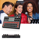 M9 Sound Card Live Broadcast Equipment Sound Card +Color Lights Compatible With Multi-Platform Live Singing