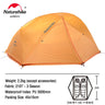 Naturehike Star River 2 Ultralight Tent 2 Person Tent Waterproof Backpacking Tent Tourist Hiking Tent Outdoor Camping Tent