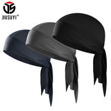 Durag Du-Rag Headwear Head Wrap Skull Cap Doo Do Rag Bandana Sports Beanies Hat Women Men Headscarf Cycling Pirate Caps Summer