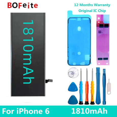 Original 0 Cycle Replacement Bateria for IPhone 6 6S 7 8 Plus X XR XS Max 11 12 MINI 13 14 Pro Max Mobile Phone Battery