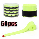 60pcs Smooth Badminton Tennis Overgrips Antislip Fishing Rod Suck Sweat Band Bicycle Handlebar Dumbbells Pingpong Grips Tapes