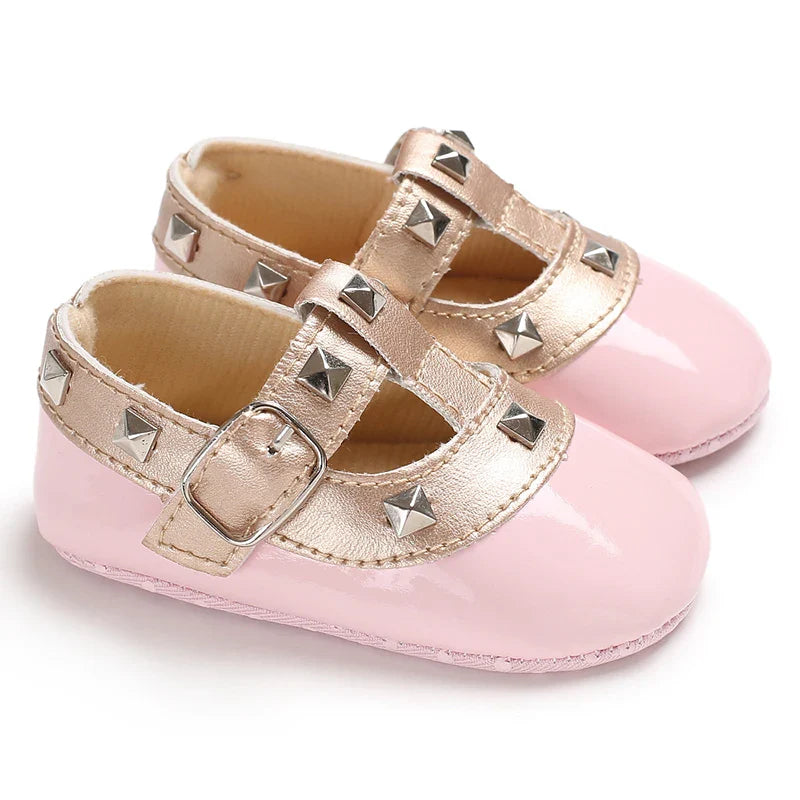 Summer Fashion Newborn Pink Baby Shoes Non-slip Cloth Bottom Shoes For Girls Elegant Breathable Leisure Baby First Walking Shoes