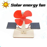 Solar Fan Power Generation Technology DIY Materials  Science Toys Handmade Physics Learning Toy