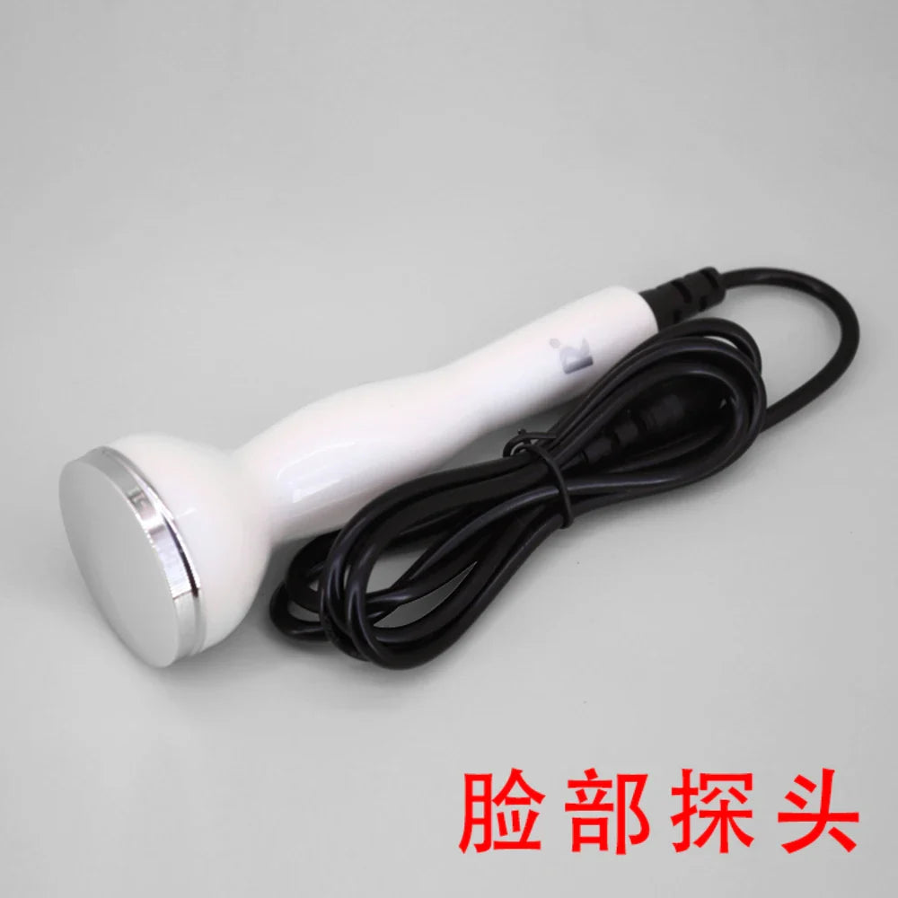 Ultrasonic Detoxification Probe Massage Head Beauty Salon Special Export and Import Instrument Accessories with Switch Face and