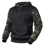 2023 Hoodies Trendy Fleece Mens Autumn Winter Casual Hoodies Men Camouflage Pullover Sweatshirts Male Outwear Hooded Collar Tops