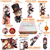 Genshin Impact Xianyun Navia Fontaine Furina Neuvillette Wriothesley Focalors Baizhu Kaveh Gift Box Include Keychain Doll Pillow