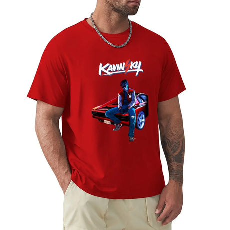 Kavinsky T-Shirt t-shirts man quick-drying t-shirt plain white t shirts men