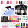 Nail Set for Nail Extensions Quick Building Poly UV Gel Set With 54W UV Lamp Acrylic Extension Gel Nail Polish Kit