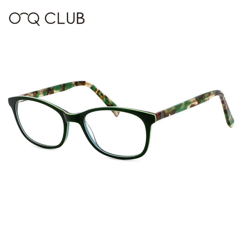 O-Q CLUB Kids Glasses Square Comfortable Myopia Optical Children’s Eyeglasses Ultralight Firm Acetate Eyewear OQ16002