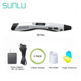 Creative 3D Printing Pen by SUNLU SL-300 - Perfect DIY Gift with Adjustable Speed and Multi-Plug Options