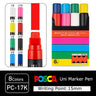 Japan Posca Marker Pen Set Non-Toxic Utilies Escolares Used On Multiple Materials Paper Cloth Glass Canvas Ceramic Plastic Safe