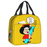 Mafalda Quino Comics Resuable Lunch Box Women Leakproof Cartoon Thermal Cooler Food Insulated Lunch Bag Office Work