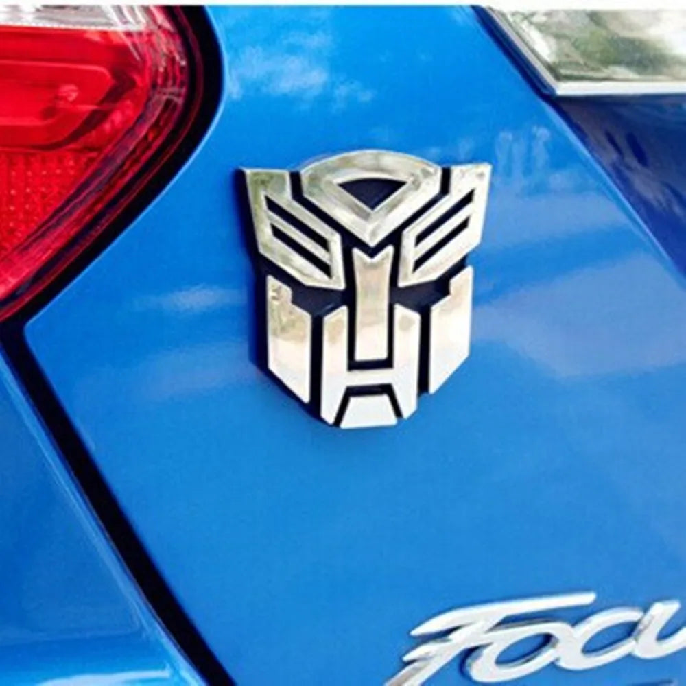 Car 3D Car Stickers Transformer Badge Decepticon Emblem Tail Decal Cool Autobots Logo Car Styling Motorcycle Car Accessories