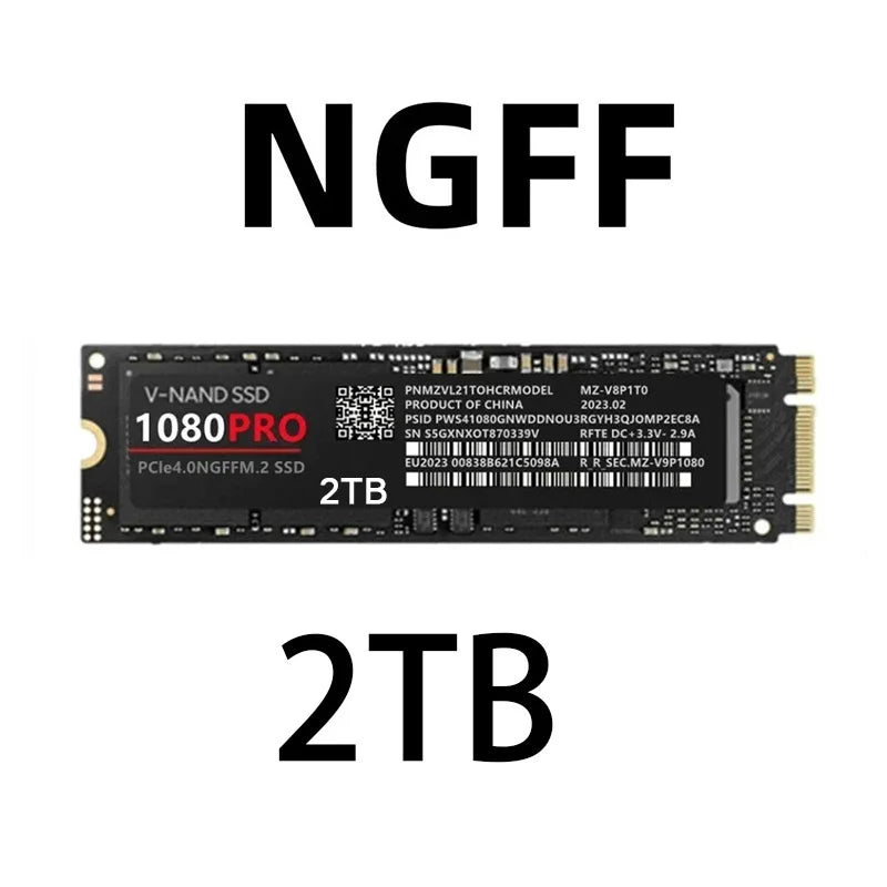 1080Pro 4TB SSD M2 2280 PCIe 4.0 NVME NGFF Original Brand Gaming Solid State Hard Disk For Desktop PC PS5 Game