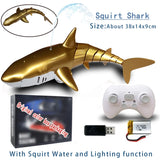 Remote Control Sharks Toy for Boys Kids Girls Rc Fish Animals Robot Water Pool Beach Play Sand Bath Toys 4 5 6 7 8 9 Years Old