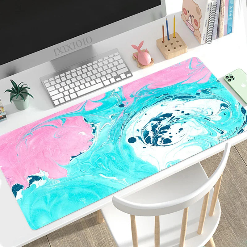 Mouse Pad Gamer Fashion Marble XL HD Computer New Mousepad XXL keyboard pad Carpet Soft Non-Slip Office Accessories Mice Pad