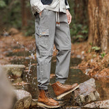 CHRLCK Men's Overalls Pants Hiking Trousers Quick Drying Men Waterproof Breathable Fishing  Camping Huntting Outdoor Sport Pants