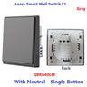 New Aqara Smart Wall Switch E1 ZigBee 3.0 Smart Home Wireless Key Light Switch Fire Wire With NO Neutral For Xiaomi Home Homekit