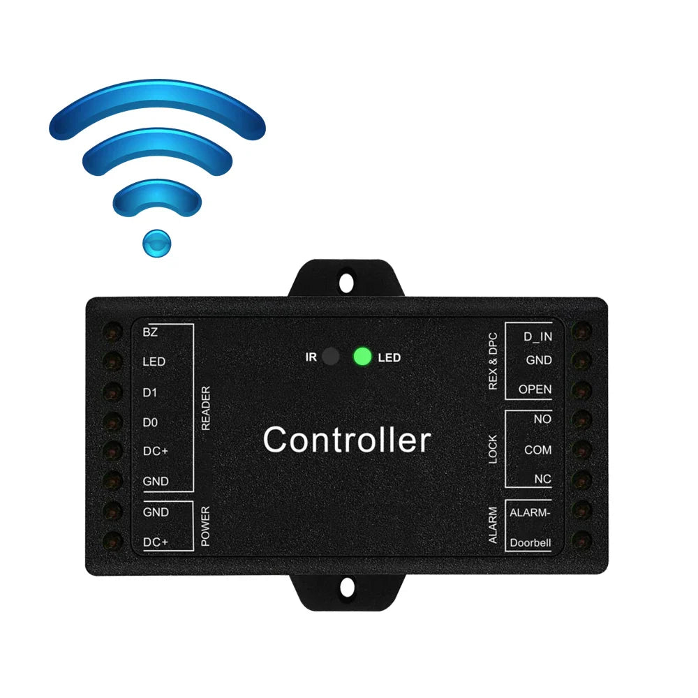 Sboard Mini Size Single Door Wifi Remote Control Access Control Board Panel 12V Wiegand 26~44 bits Input Tuya App 1000 user