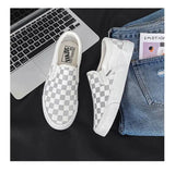 Men designer Shoes women Chessboard Casual canvas shoe Man 3M Reflective Flats Breathable  Mixed Colors Loafers lovers Sneakers