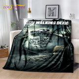 The Walking Dead Horror Soft Plush Blanket,Flannel Blanket Throw Blanket for Living Room Bedroom Bed Sofa Picnic Cover Bettdecke