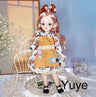 Attractive Eyes 1/6 Bjd Byte Dolls For Kid Girls Birthday Gift Ball-jointed Anime Figure Doll 30cm with Dresses Clothes Dress Up