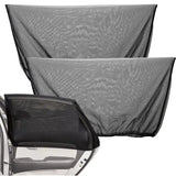 2Pcs Car Sunshade Curtains Side Window Shades Car Curtains Protection Repellent Mosquito Mesh Net Sunshade UV Sun Visor