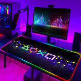 Mouse Pad With Backlight Deskmat Anime Mousepad PS4 Gamer Desk Computer Mouse Pad 900 × 400 Gaming Pc Gamer Full Led Mat Diy Rug