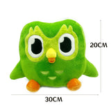 30cm Lovely Green Duo Plushie of Duo The Owl Cartoon Anime Plush Toy Soft Stuffed Animal Plushie Dolls Children Birthday Gift