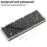 Acrylic Dust Cover for Keyboard Waterproof Dustproof Anti Stepping Protect Cover for 60 64 68 75 84 87 104 108 96 NJ68 Air Cover