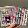 Sanrio 6/12pcs Highlighter New Lolita Series Hello Kitty Kuromi Cute Graffiti Painting Pens Classroom Markers Student Stationery