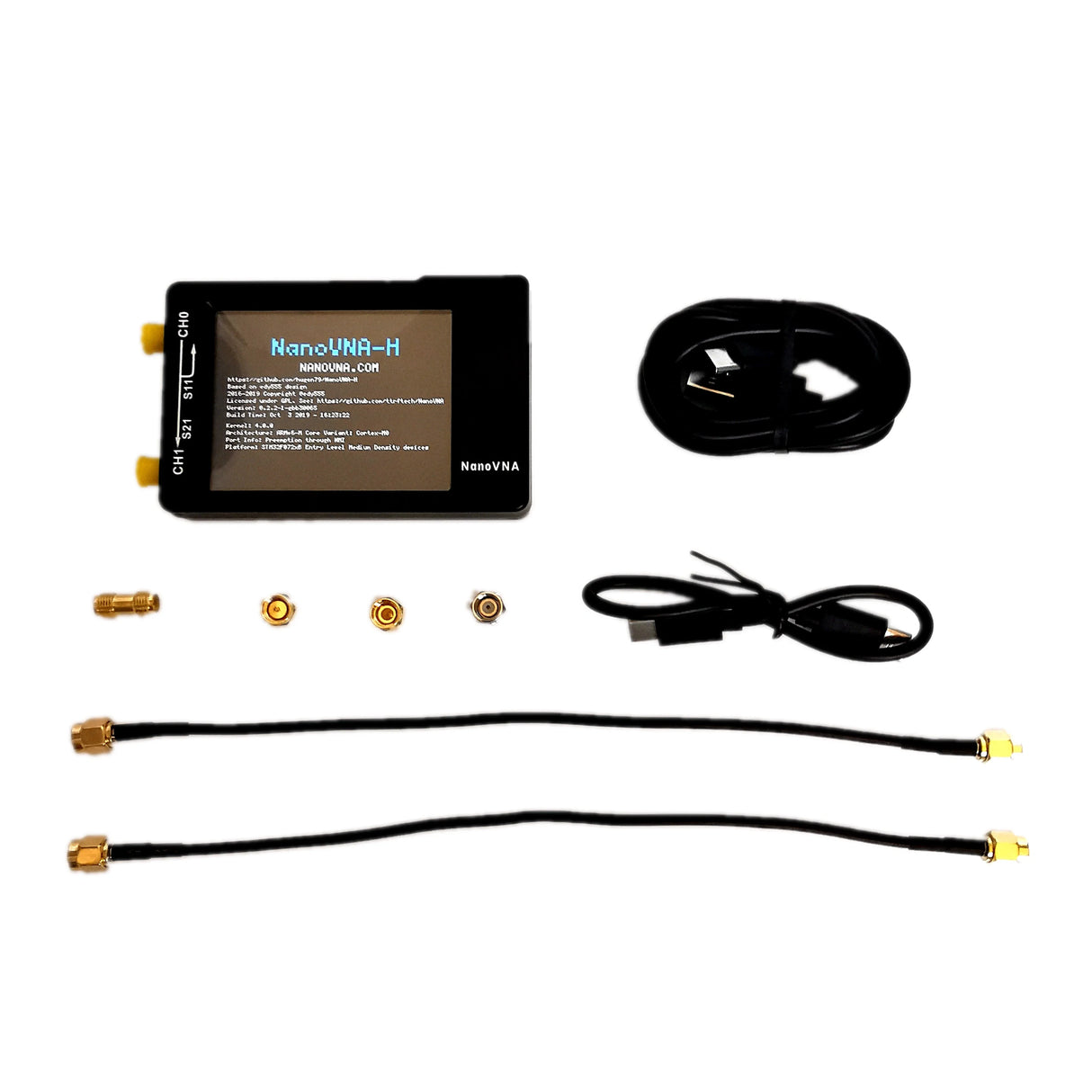 NanoVNA Vector Network Antenna Analyzer 2.8 Inch 50KHz-1.5GHz MF HF VHF UHF Digital Antenna Tester Nano VNA