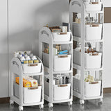 Movable Storage Trolley Kitchen Wheels Rack Small Mobile Trolley Kitchen Bathroom Snacks Moveis De Cozinha Restaurant Furiture