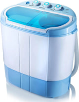 Pyle Portable 2-in-1 Washing Machine&Spin-Dryer-Convenient Top-Loading Easy Access,Energy&Water Efficient Design