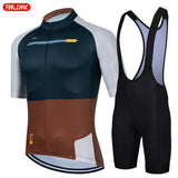 2024 Road Bike Jersey Set Men's Cycling Clothing Summer MTB Team Clothes Short Sleeve Uniform Triathlon Skinsuit Ropa De Hombre