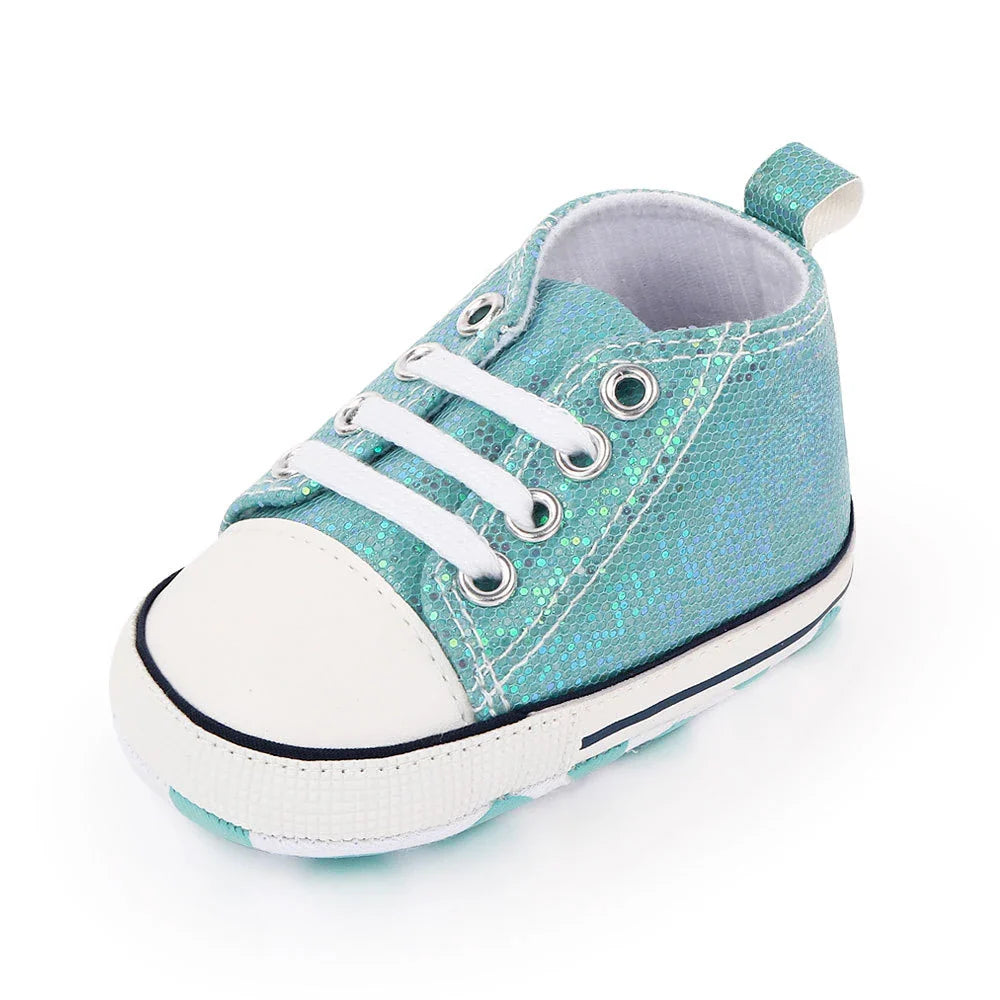 Baby Canvas Classic Sneakers Newborn Print Star Sports Baby Boys Girls First Walkers Shoes Infant Toddler Anti-slip Baby Shoes