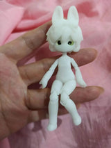 BJD girl's doll Bunny joint doll 18cm elf rabbit toy Kawaii DIY doll 3D printing toy free delivery project