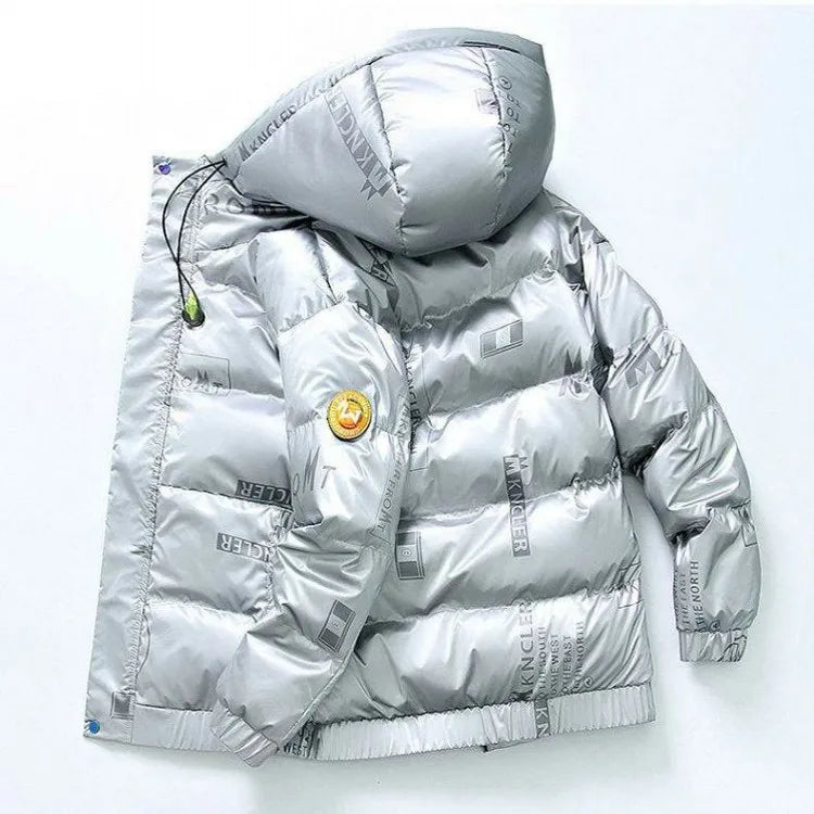 High-quality Winter Down Jacket Men's Autumn  jacket White Duck Down jacket Short Version Korean top fashion youth Hooded Cot