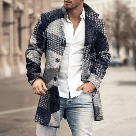 Or Jacket Mens Warm Coat Men Winter Coat Lapel Collar Long Sleeve Padded Leather Jacket Vintage Thicken Coat Sheepskin