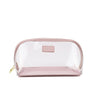 Custom Genuine Leather Travel Cosmetic Bag Set Waterproof Makeup Brush Storage Bag Portable Transparent PVC TPU Cosmetic Bag